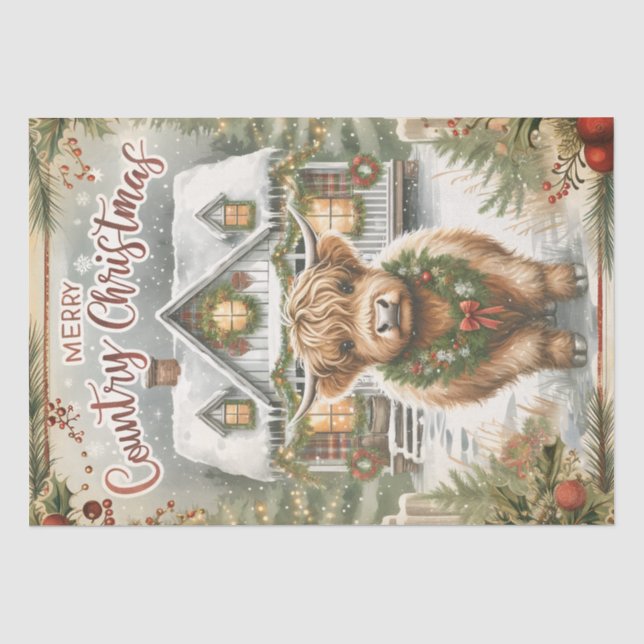 Papier Mousseline Christmas (Recto)