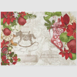 Papier Mousseline Christmas Berries Design Series 6