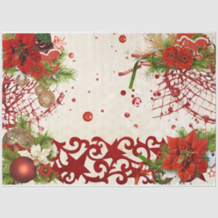 Papier Mousseline Christmas Berries Design Series 8