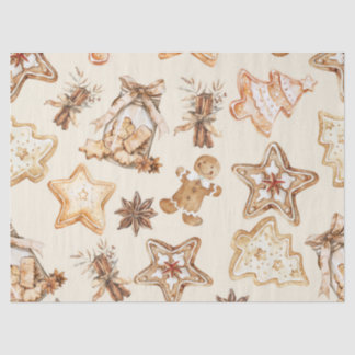 Papier Mousseline Christmas Cookie Tissue Paper