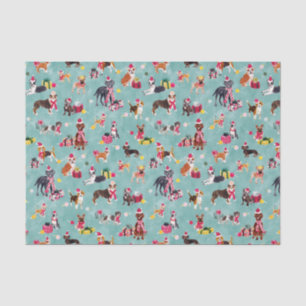 PAPIER MOUSSELINE CHRISTMAS DOG CUTENESS