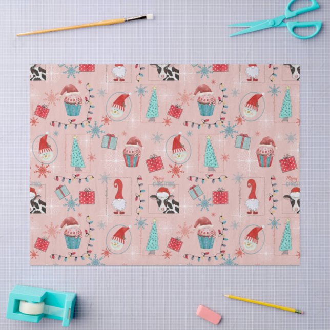 Papier Mousseline Christmas Fun (Artisanat)