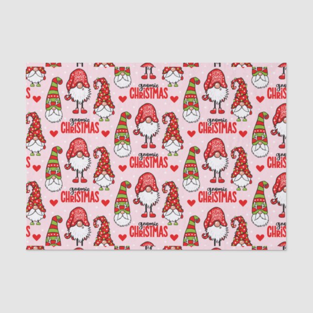 Papier Mousseline Christmas Gnomes (Recto)