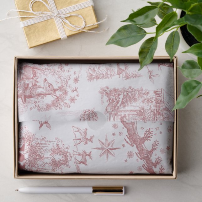 Papier Mousseline Christmas Party Chinoiserie (Cadeau)