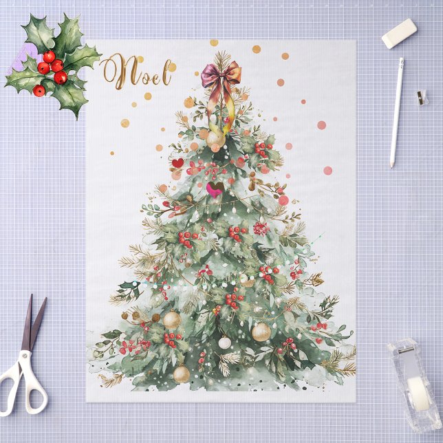 Papier Mousseline Christmas Tree 2 Tissue Paper (Créateur téléchargé)