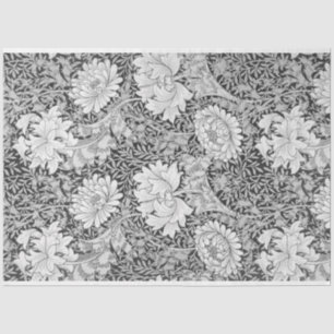 Papier Mousseline Chrysanthemum Grey, William Morris