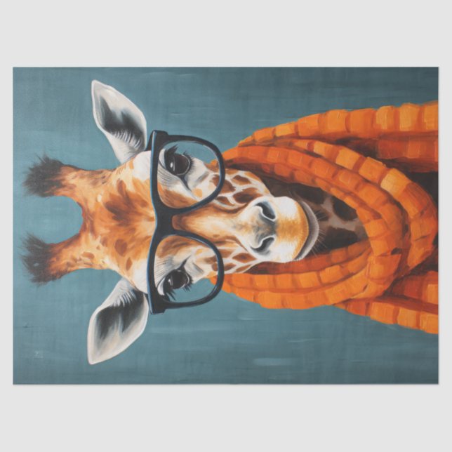 Papier Mousseline Chute Giraffe Fashionista (Recto)