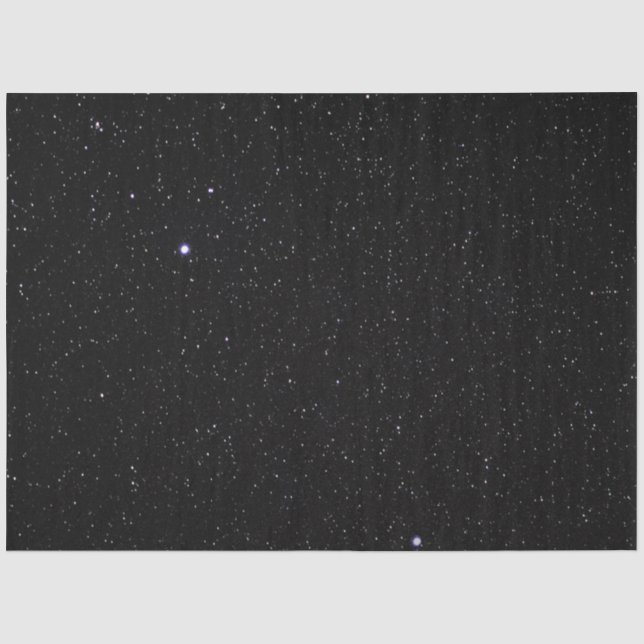 Papier Mousseline Ciel nocturne avec étoiles (Recto)