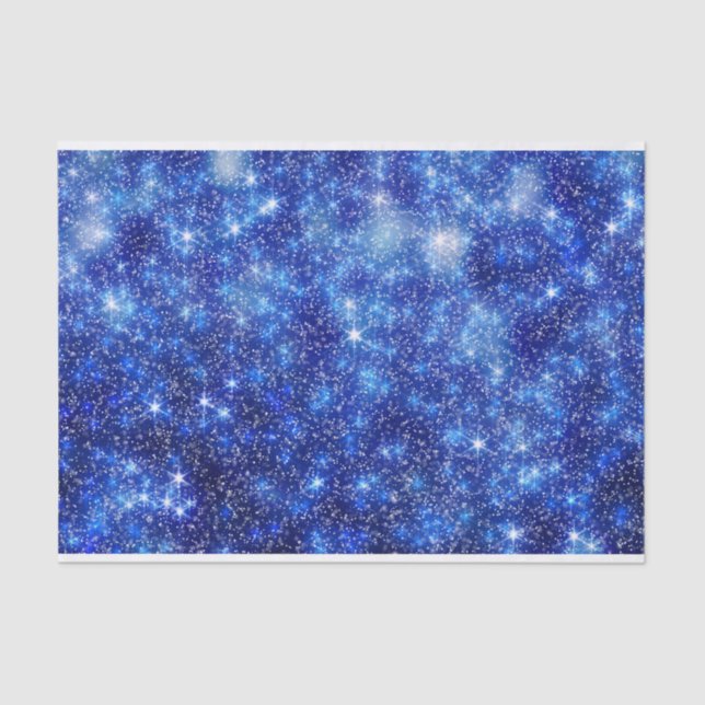 Papier Mousseline Ciel nocturne étoilé (Recto)