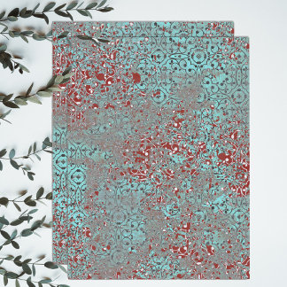 Papier Mousseline Cimetière de Patina de cuivre rouillé Ciment de Da