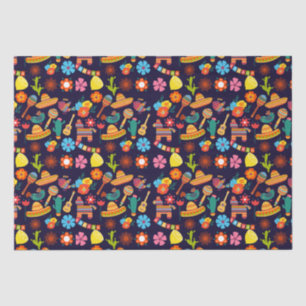 Papier Mousseline Cinco De Mayo Mexicain mignon motif
