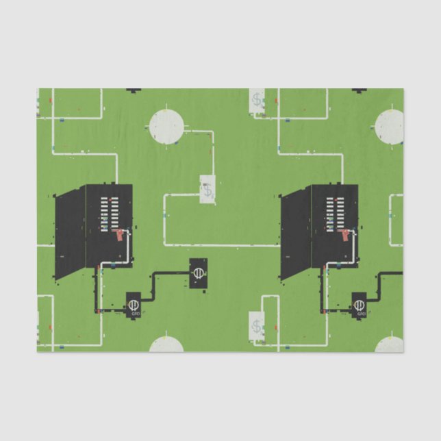 Papier Mousseline Circuits (Recto)