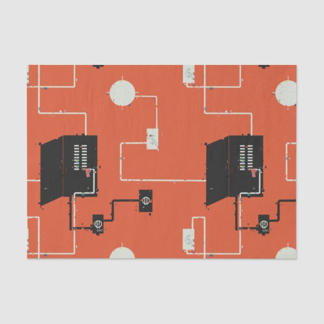Papier Mousseline Circuits (Recto)