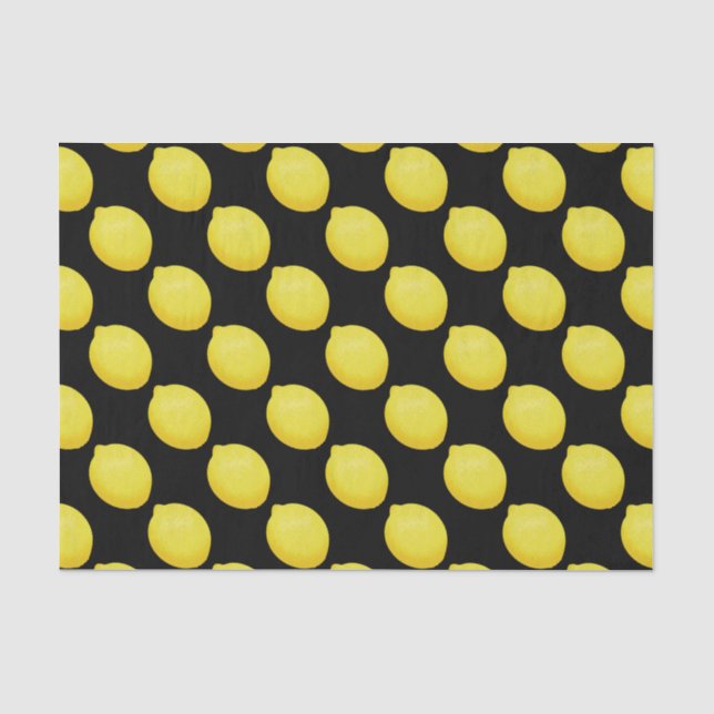 Papier Mousseline Citron (Recto)