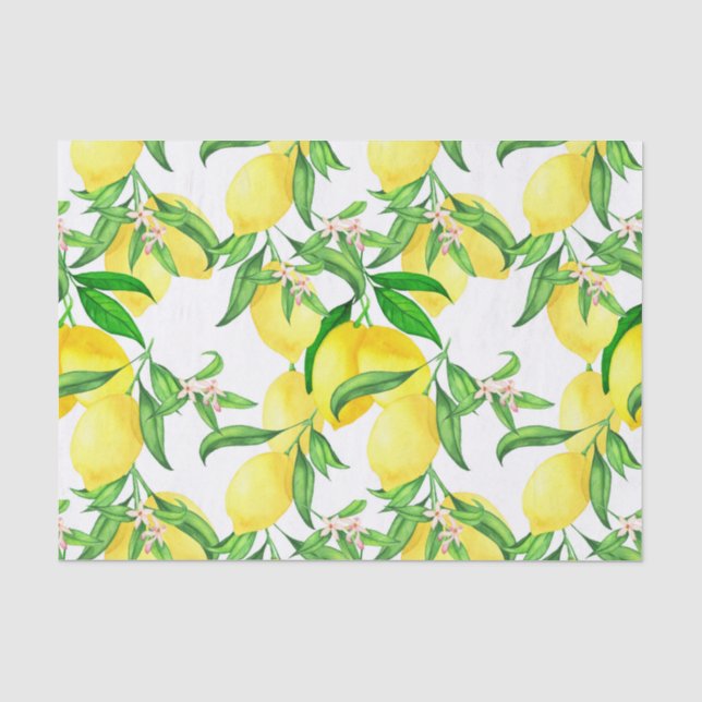 Papier Mousseline Citron Fabriqué Sur Papier Tissu Vin (Recto)