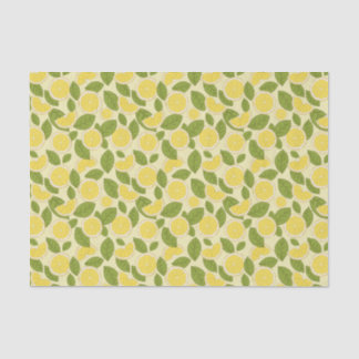 Papier Mousseline Citron Frais