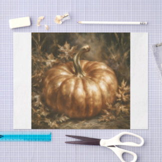 Papier Mousseline Citrouille
