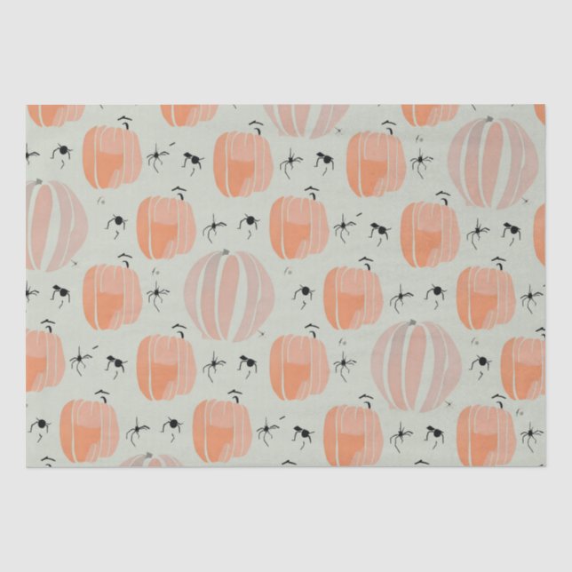 Papier Mousseline Citrouille (Recto)