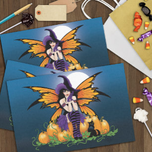 Papier Mousseline Citrouille Patch Fairy