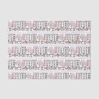 Papier Mousseline City Life in Christmas Tissue paper