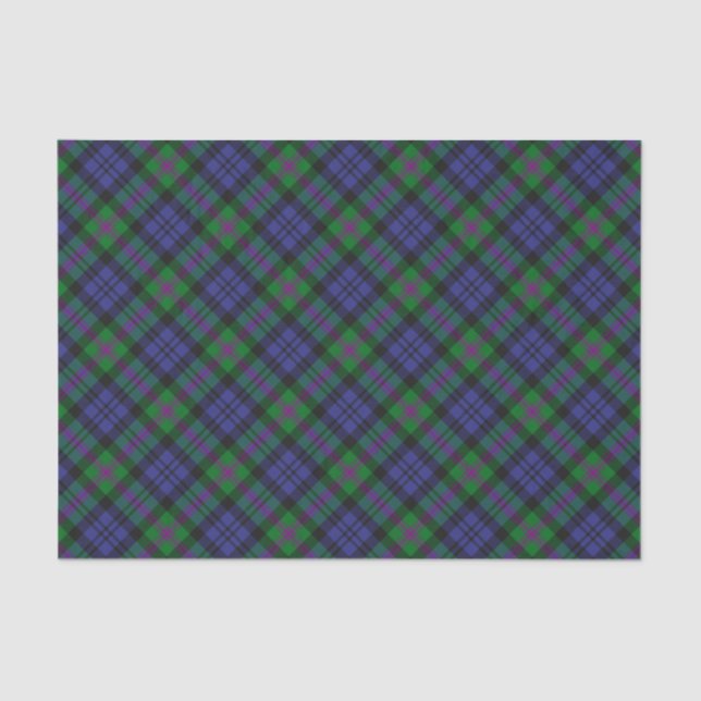 Papier Mousseline Clan Baird Tartan (Recto)