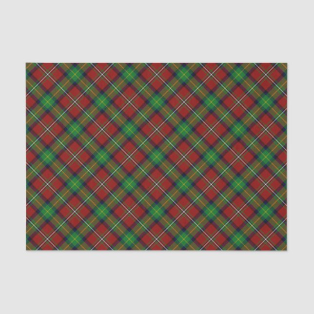Papier Mousseline Clan Boyd Tartan (Recto)