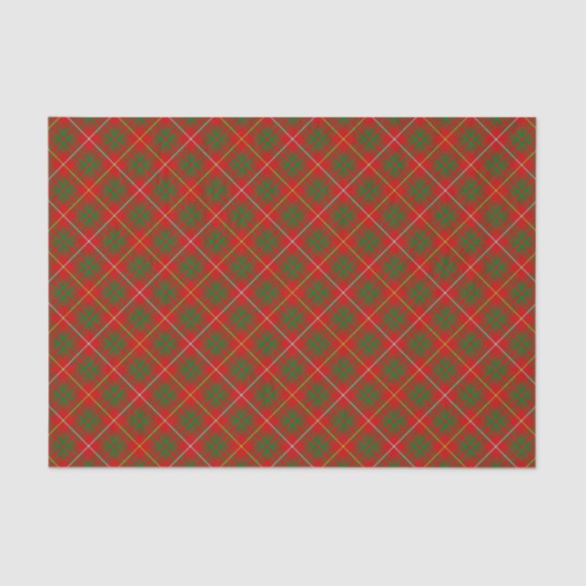 Papier Mousseline Clan Bruce Tartan (Recto)