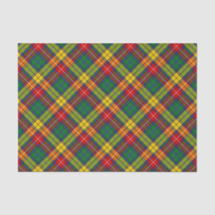 Papier Mousseline Clan Buchanan Tartan
