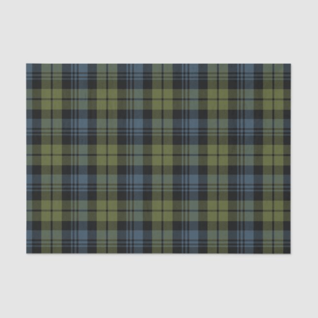 Papier Mousseline Clan Campbell Tartan (Recto)