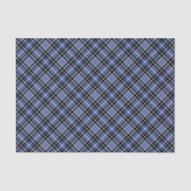Papier Mousseline Clan Clark Tartan (Recto)