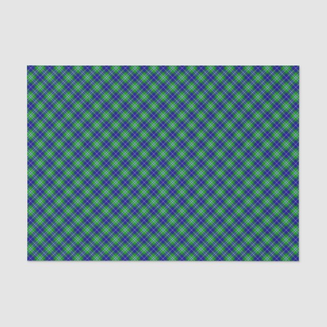 Papier Mousseline Clan Douglas Tartan (Recto)