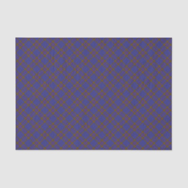 Papier Mousseline Clan Elliot Tartan moderne (Recto)