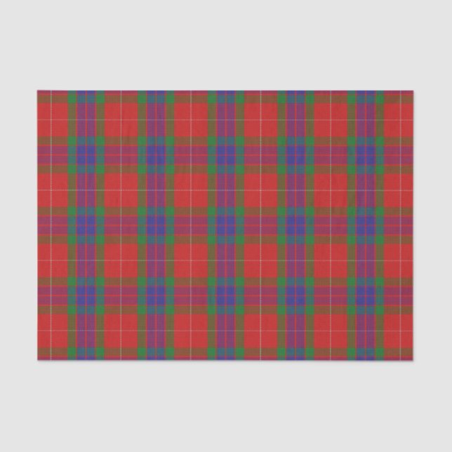 Papier Mousseline Clan Fraser Tartan (Recto)