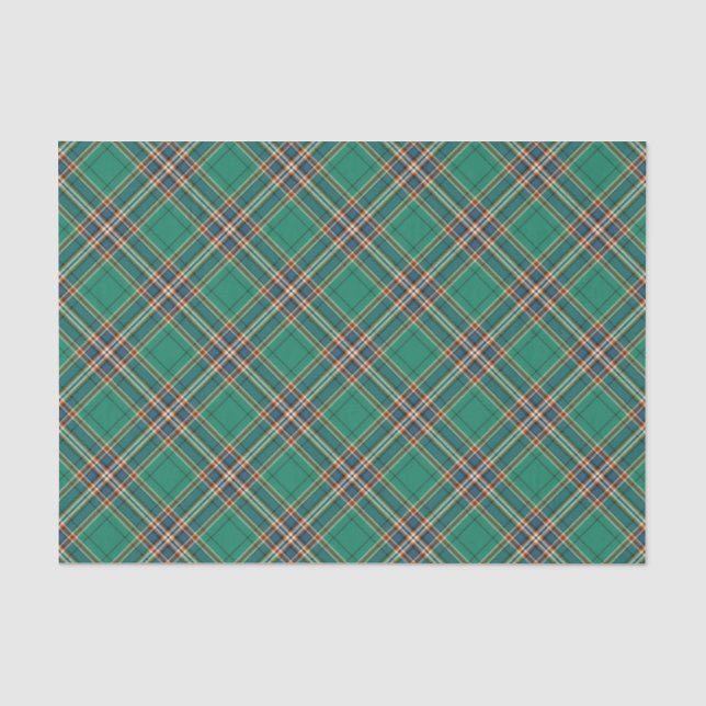 Papier Mousseline Clan MacFarlane Tartan de chasse antique (Recto)