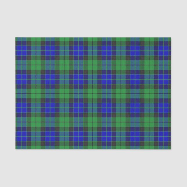 Papier Mousseline Clan MacKay Tartan (Recto)