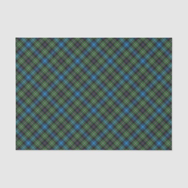 Papier Mousseline Clan MacKenzie Tartan Tissue Paper (Recto)