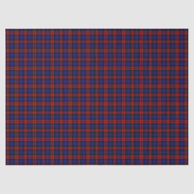 Papier Mousseline Clan Maclachlan Tartan Plaid (Recto)