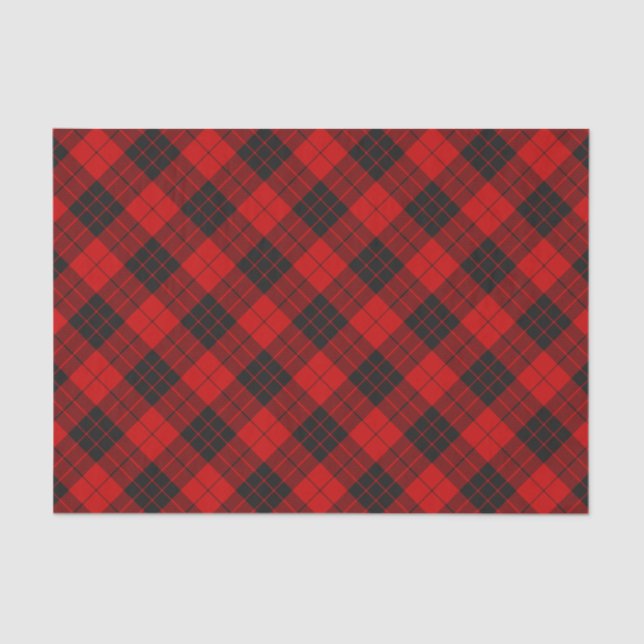 Papier Mousseline Clan Macleod de Raasay Tartan (Recto)
