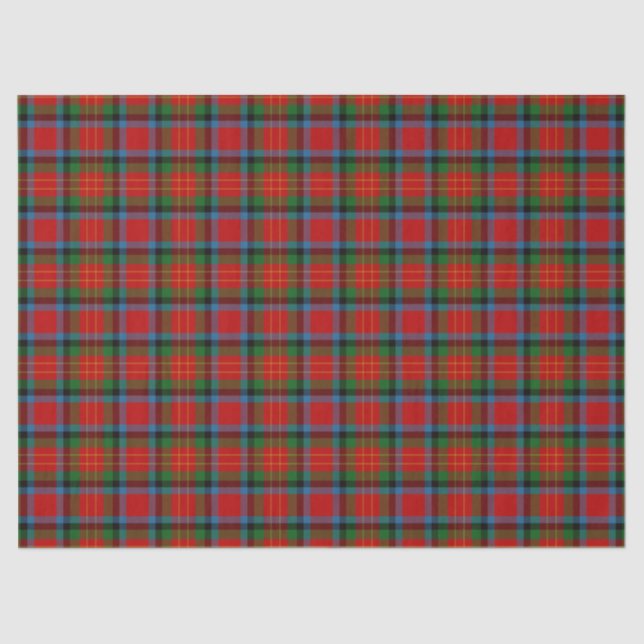 Papier Mousseline Clan Sturrock Tartan (Recto)