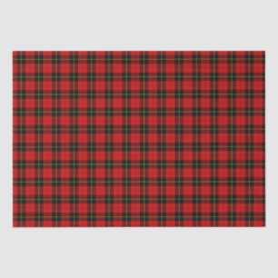 Papier Mousseline Clan Wallace Tartan