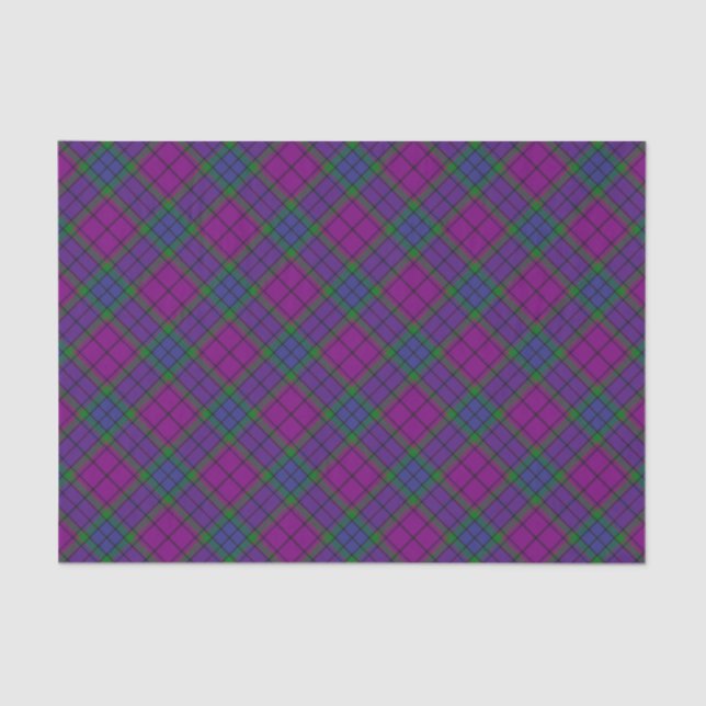 Papier Mousseline Clan Wardlaw Tartan (Recto)