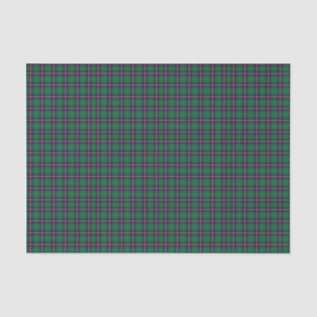 Papier Mousseline Clan Young Tartan Plaid (Recto)