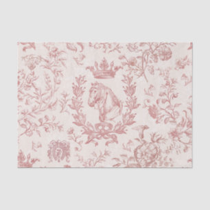 Papier Mousseline Classy Elegant Français Rouge équestre Toile Flora