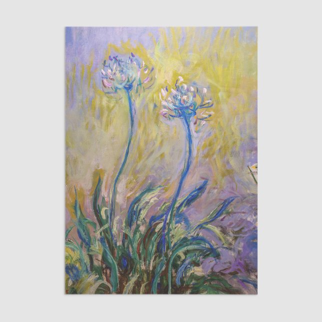 Papier Mousseline Claude Monet - Agapanthus (Créateur téléchargé)