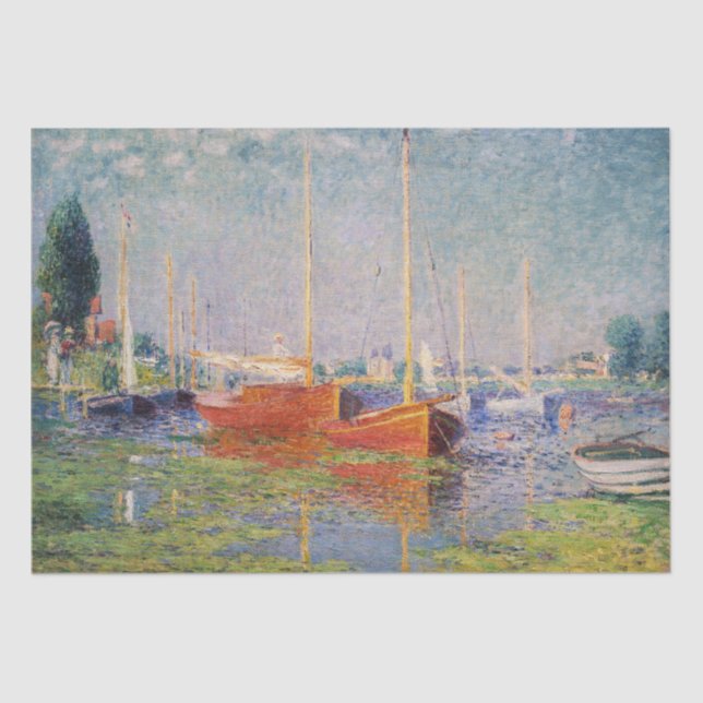 Papier Mousseline Claude Monet - Argenteuil (Recto)