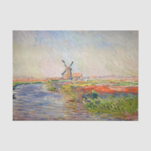 Papier Mousseline Claude Monet - Champ de Tulipes en Hollande