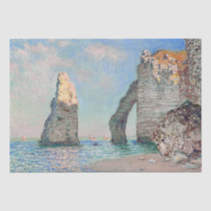Papier Mousseline Claude Monet - Falaises à Etretat