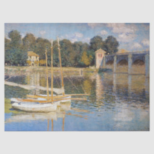 Papier Mousseline Claude Monet - Le pont Argenteuil