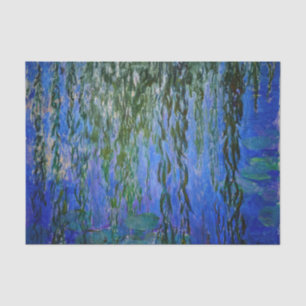 Papier Mousseline Claude Monet - Lys d'eau avec saule plumant