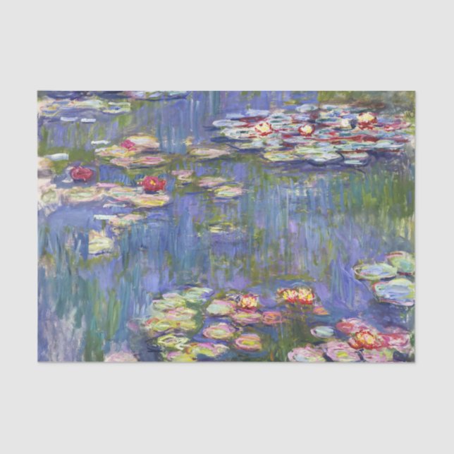 Papier Mousseline Claude Monet - Nymphéas / Nymphéas (Recto)